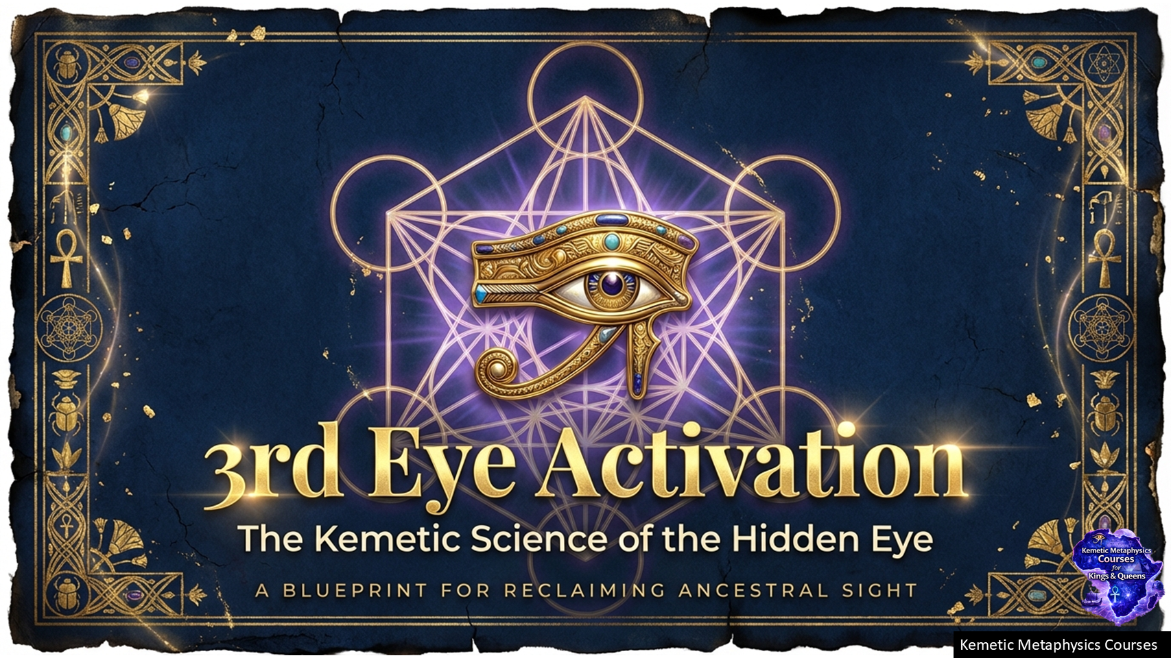 3rd Eye Activation Audio Course: The Kemetic Science of the Hidden Eye